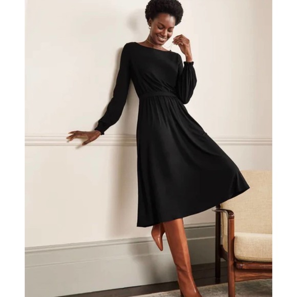 Boden Dresses & Skirts - Boden Evelyn Jersey Long Sleeve Midi Dress Women's